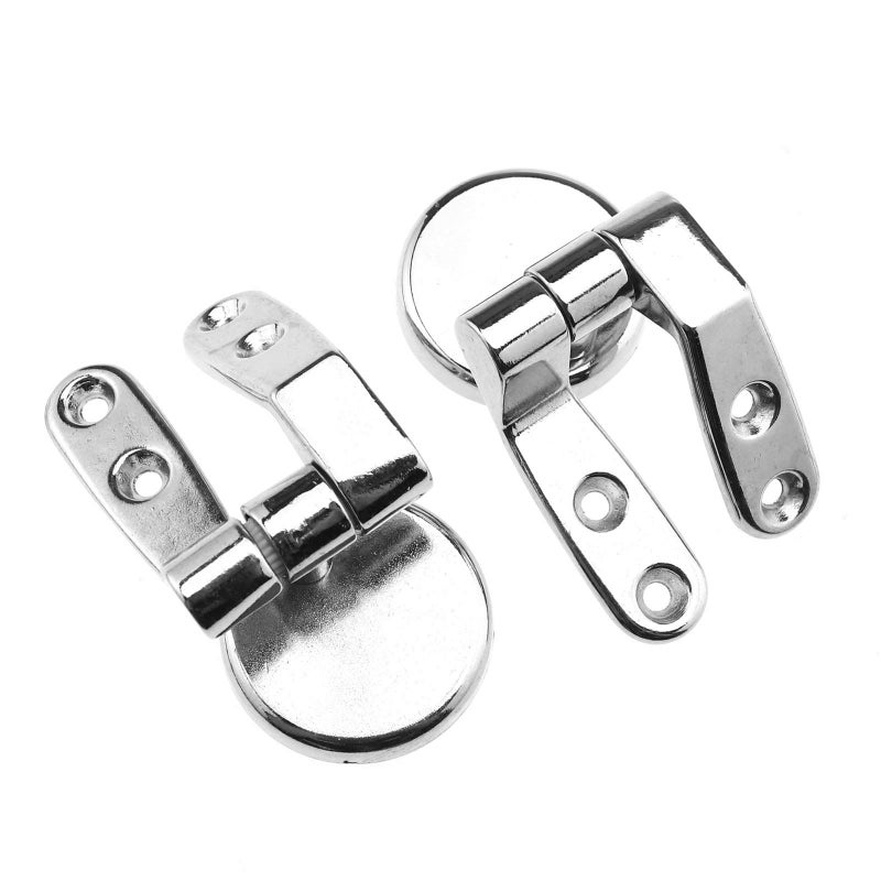 SING F LTD Zinc Alloy Finished Replacement Universal WC Hinge for MDF Wooden Toilet Seat Resin Toilet Cover - Image 2